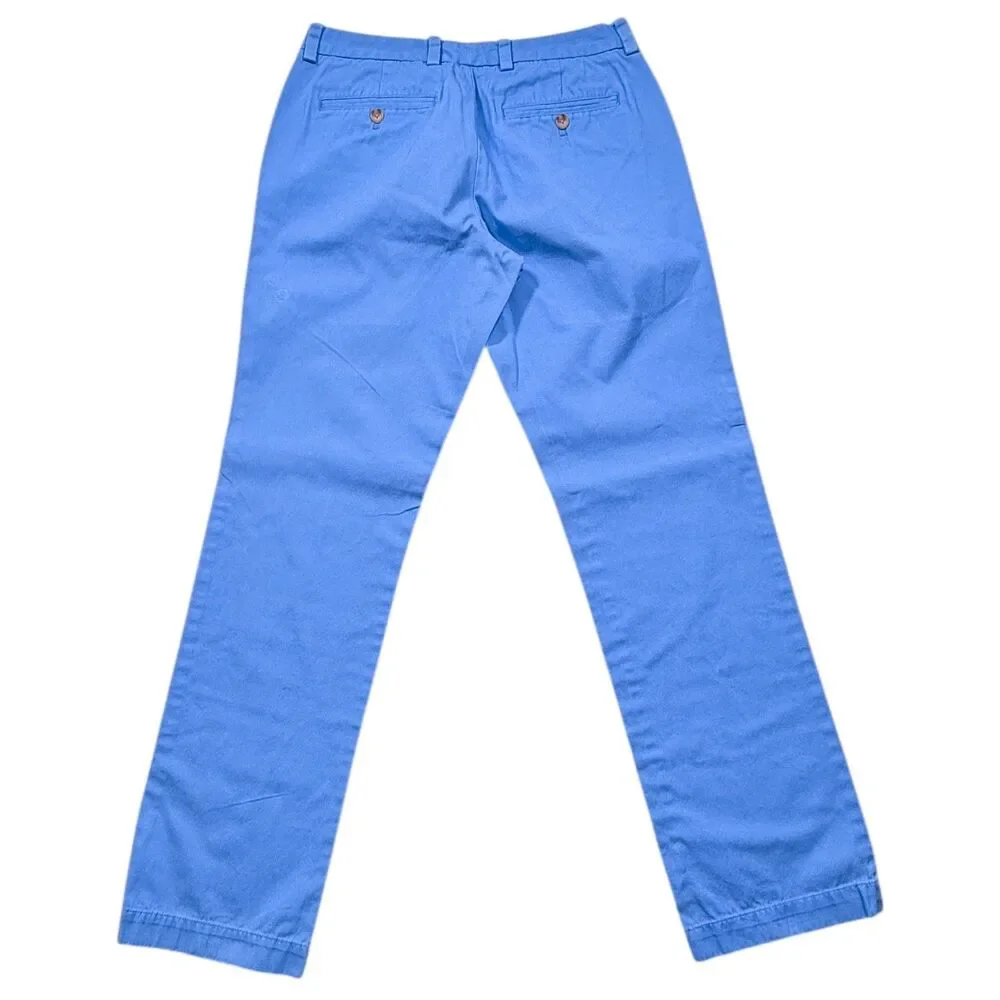 Vineyard Vines Mens 30x32 Blue Slim Fit Breaker Chino Pants Cotton Casual